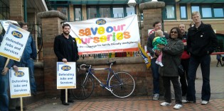 HMRC Nursery Protest in Leicester HMRC Nursery Protest in Leicester