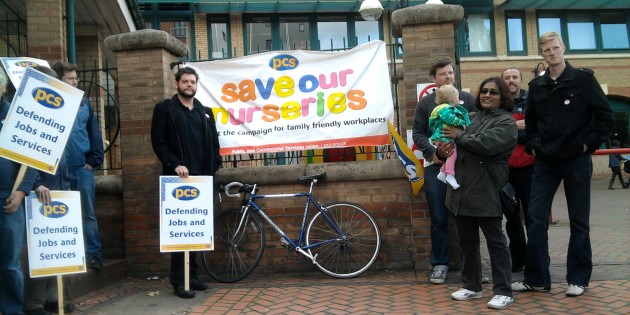 HMRC Nursery Protest in Leicester