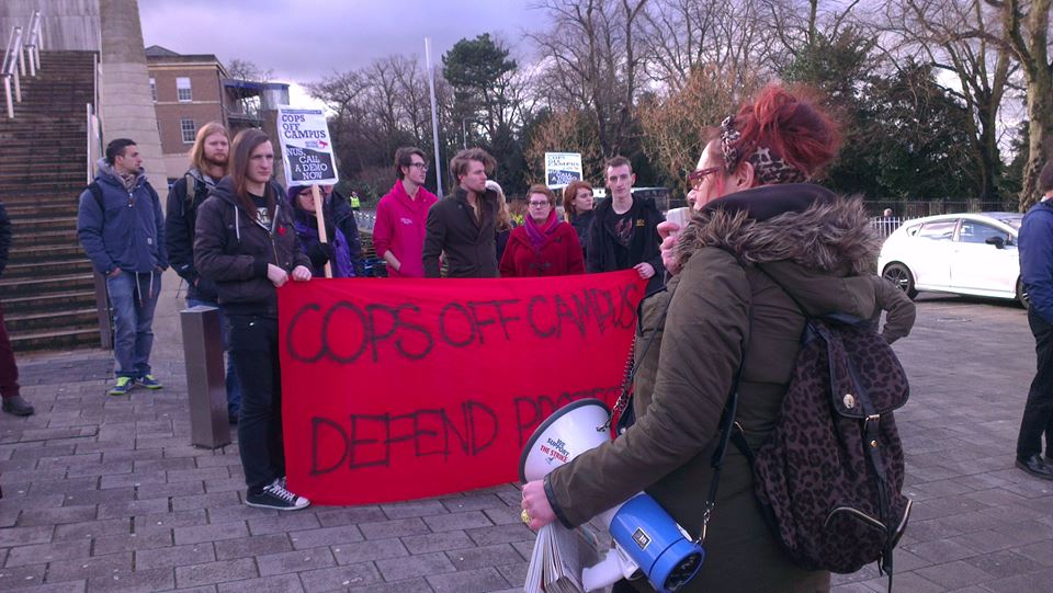 Leicester Socialist Students Member Arrested During Peaceful Protest