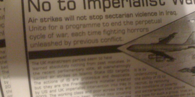 No to Imperialist War