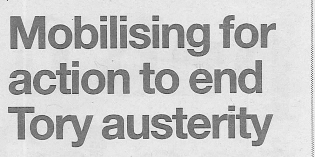 Mobilising For Action to Oppose Austerity