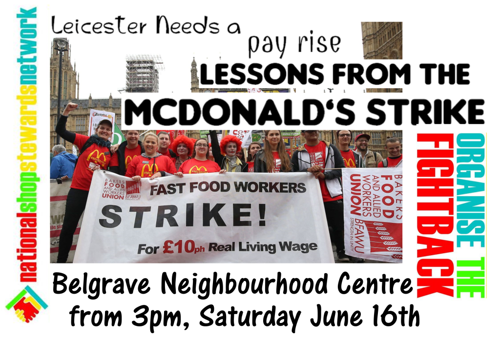 Bakers Union Leicester Needs a Pay Rise June 2018
