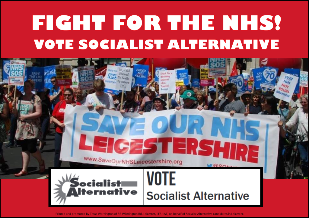 Leicester Save our NHS Vote 2019