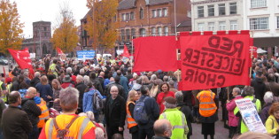 Over One Thousand March to Save Glenfield Heart Unit