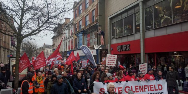 Thousands March to Defend Glenfield Heart Centre